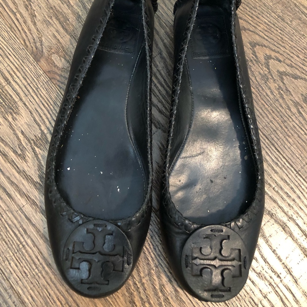Leather Tory Burch flat
